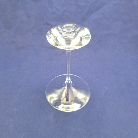 Kosta Boda Fanfare Clear Glass Single Light Candlestick Holder 7 inch - Picture 8 of 11